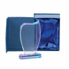 Elza engravable crystal award in gift box