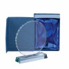 Lucinda engravable crystal award in gift box C