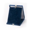 Plüss plakett doboz kék színben 19x23 cm