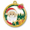 Gold medal Santa Claus