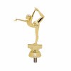 Women's gymnastics golden figure