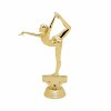 Women's gymnastics golden figure