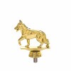 Dog (German Shepherd) golden figure