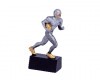 American football resin sculpture