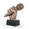 Microphone resin sculpture