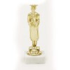 Student (female) golden figure with base
