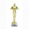 Ossi statue golden figure with base