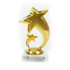 Star golden figure with base
