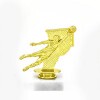 Football (goalkeeper) golden figure with base