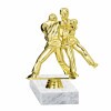 Juggling (doubles) golden figure with base