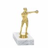 Boxer (male) golden figure with base