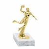 Basketball (men) golden figure with base
