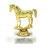 riding (horse) golden figure with base