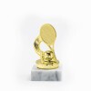 Tennis golden figure with base