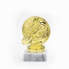 Bicycle golden figure with base