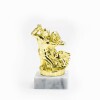 Dance golden figure with base