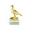 Pigeon golden figure with base