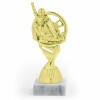 Go-Kart golden figure with base