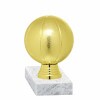 Basketball golden figure with base