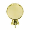 Disc Holder golden figure with base