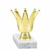 Crown golden figure with base