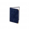 Blue plush A5 document holder