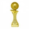 Football Ball on a gold column stand