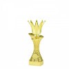 Crown on a gold column stand