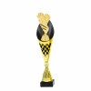 Football Goalkeeper on a black/gold trophy
