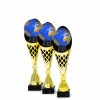 Globe on a black/gold trophy