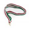 Red-white-green 10 mm wide medal ribbon