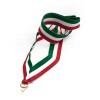 Red-white-green 22 mm wide medal ribbon