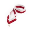 Red-white 22 mm wide medal ribbon