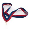 Red-blue 22 mm wide medal ribbon