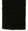 Black 22 mm wide sewn medal ribbon